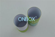 Lamination Tube Shape Custom Printed Gift Boxes W / Curled Edge With Separate Lid