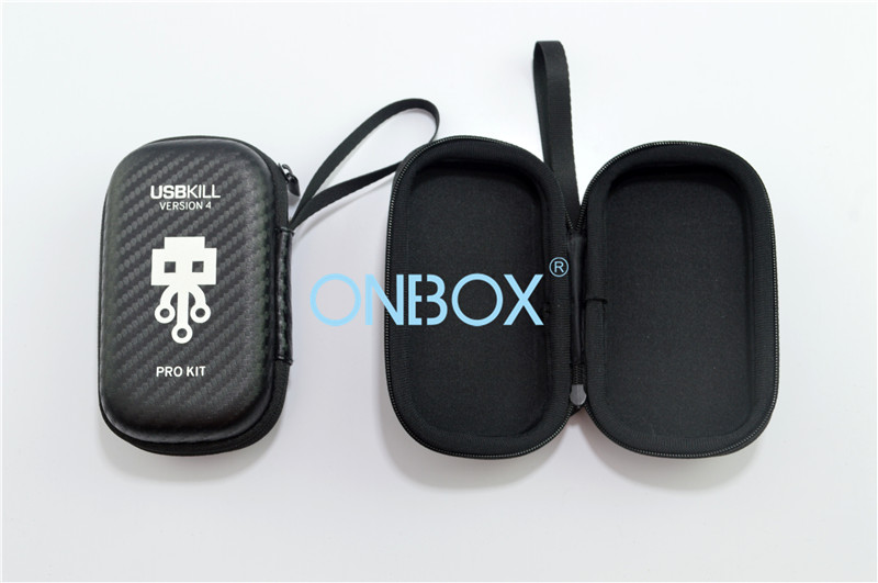 Soft EVA Zipper Bag For Car Key Covered Carbon Fibre PU Material