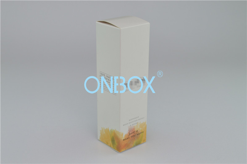 Embossing Pattern Foldable Printing Paper Boxes With White Cardboard Insert