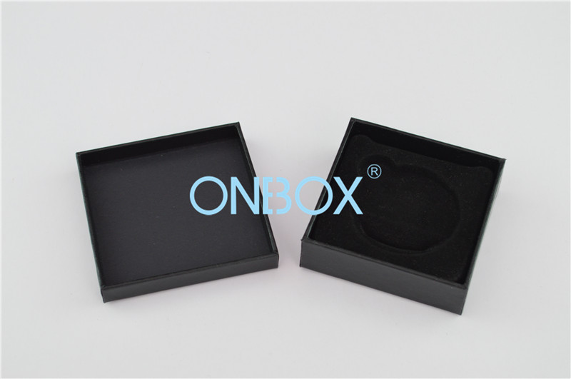 Printed 2 PC Packer Luxury Packaging Boxes custom Flocking Termal Form Insert