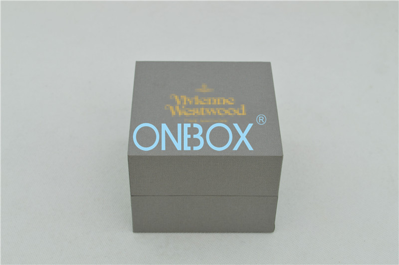 High Class Single Watch Boxes Grey Velvet Lining With Watch Pillow