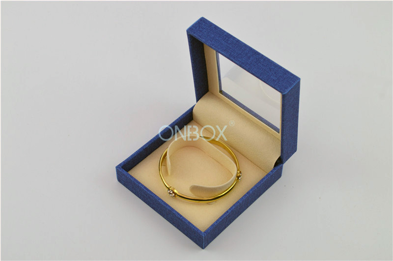 Customized Blue Tiffany Glass Jewelry Box For Women Bangle SGS EN71-3 Customized Blue Tiffany Glass Jewelry Box For Women Bangle SGS EN71-3