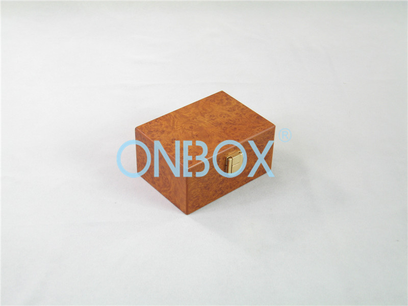 Matt Finish Painting Wooden Boxes Metal Lock For Watch / Jewelry / Gift
