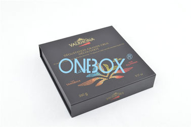 Full Color Printed Gift Boxes For Chocolate , Dark Chocolate Gift Box