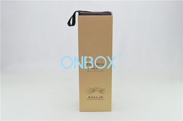 Magnets Closure Wine Bottle Gift Box / Gift Packaging Box Eco Friendly
