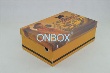 Gift Custom Printed Corrugated Boxes Biodegradable For Shoes