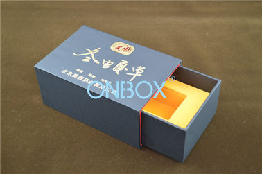 Logo Luxury Printed Gift Boxes Sleeve Box Design / Foodstuff custom box packaging