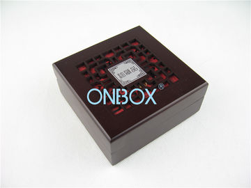 Handmade Wooden Luxury Packaging Boxes / Chinese Style Vintage Jewellery Box For Bangle