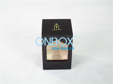 Painting Wooden Perfume Packaging Box With Transparent Window