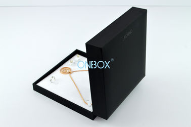 Elegant Removable Insert Pad Big Square Box For Jewelry Set Packaging