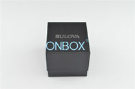 C Ring Black Paper Luxury Watch Packaging Customized Logo / Mens Watch Boxes
