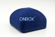 Latest Design Luxury Packaging Boxes With Blue Navy Blue Suede , No MOQ Required