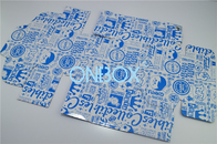 Cardboard / Corrugated Blue Packaging Paper Box For Gift CMYK Printing