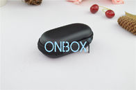 Mini Oval EVA Zipper Printed Gift Boxes / Case For Earphones Electronic Products