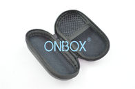 Mini Oval EVA Zipper Printed Gift Boxes / Case For Earphones Electronic Products