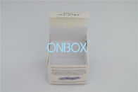 White Chipboard Insert Printed Cardboard Boxes For Foundation Made - Up Bottles