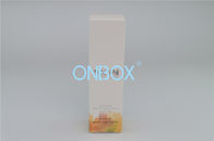Embossing Pattern Foldable Printing Paper Boxes With White Cardboard Insert