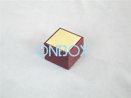Personalized Wooden Jewellery Packaging Boxes , Finger Ring Storage Box For Wedding