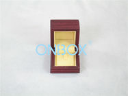 Personalized Wooden Jewellery Packaging Boxes , Finger Ring Storage Box For Wedding