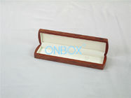 Tube Vintage Wooden Jewelry Boxes For Girls Necklace , Bespoke Retail Packaging Boxes