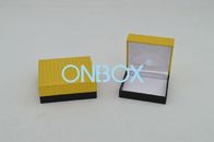 Jewelry Printed Gift Boxes Decorative 90 x 83 x 33mm With Satin Pad