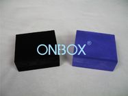 Jewelry Plastic Custom Retail Gift Boxes Insert Suede Fabric