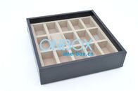 Store Leather Watch Luxury Packaging Boxes for Men , Watch Display Trays