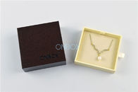 Handmade Luxury Packaging Boxes With Removable Tray W / Padding / Organizer Jewelry Box