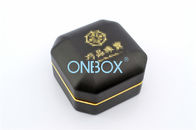 Octagon Engagement Ring Box With Led Light EN71-3 Certified Leather Material