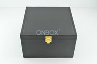 Fine PU Luxury Packaging Boxes With Metal Lock