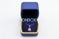 Rubber Painting Pendant Jewelry Box With LED Light ODM