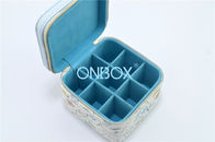 Oil Bottle / Lipstick Luxury Plastic Zipper Box With Insert Slotted Partition