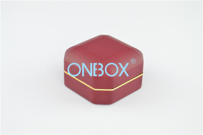 Octagonal Leather packaging jewelry boxes gift presentation boxes In PU Leather
