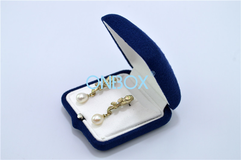 Personalized Jewelry Packaging Boxes For Lady Earrings With Removable Insert Pad , OEM ODM Service