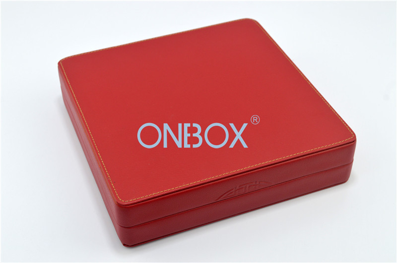 Gift Packaging Red PU Custom Luxury Boxes With Satin Strip