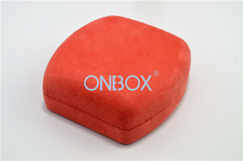 Orange Color Custom Jewelry Boxes , Fashion Design Jewelry Set Box