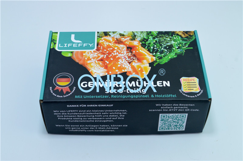 Food Grade Paper Packaging Box Multicolor CMYK Printing ODM Available