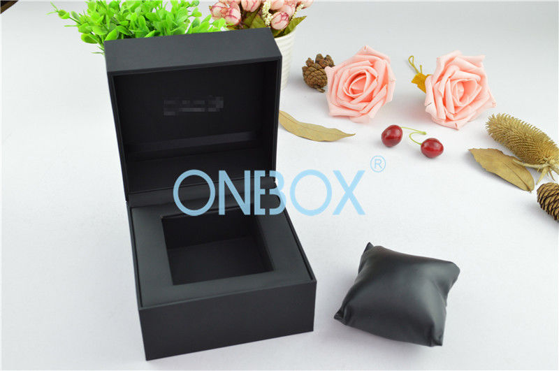 Durable Luxury Watch Packaging With Soft Pillow Inside Top Padding