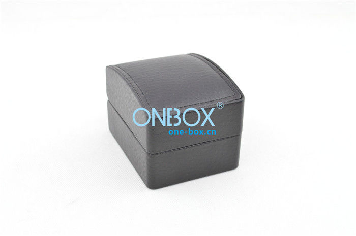 Black Jewelry Personalized Leather Watch Boxes for Women , Handmade