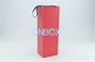 Personalized Wine Packaging Boxes Foldable With Carrying Strip / Luxury Wine Gift Box