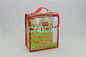 Book PVC Packaging Bags / Clear PVC Cosmetic Bag Eco Friendly