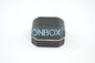 Luxury Leather Jewelry Boxes For Single Finger Ring With LED , Light Box Display Box