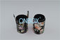 Makeup Brush Cylinder Tube Case / Leather Cosmetic Packaging Boxes For Lady Make Up