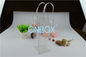 Clear Transparent PVC Packaging Bags Custom Printing Logo For Travelling
