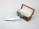Dominoes Storage PU Leather Luxury Watch Packaging With Velvet Lining Material