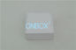 Plastic Core Luxury Jewelry Packaging Boxes With White PU Leather Top Design