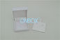 Plastic Core Luxury Jewelry Packaging Boxes With White PU Leather Top Design